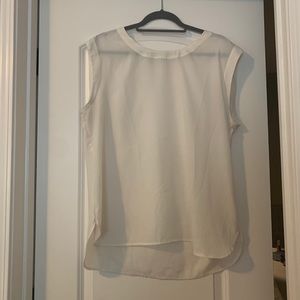 White J Crew suiting top